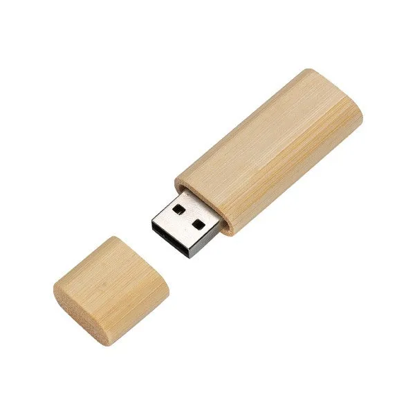 2.0 Bamboo 128Gb USB Flash Drives (Q434811)