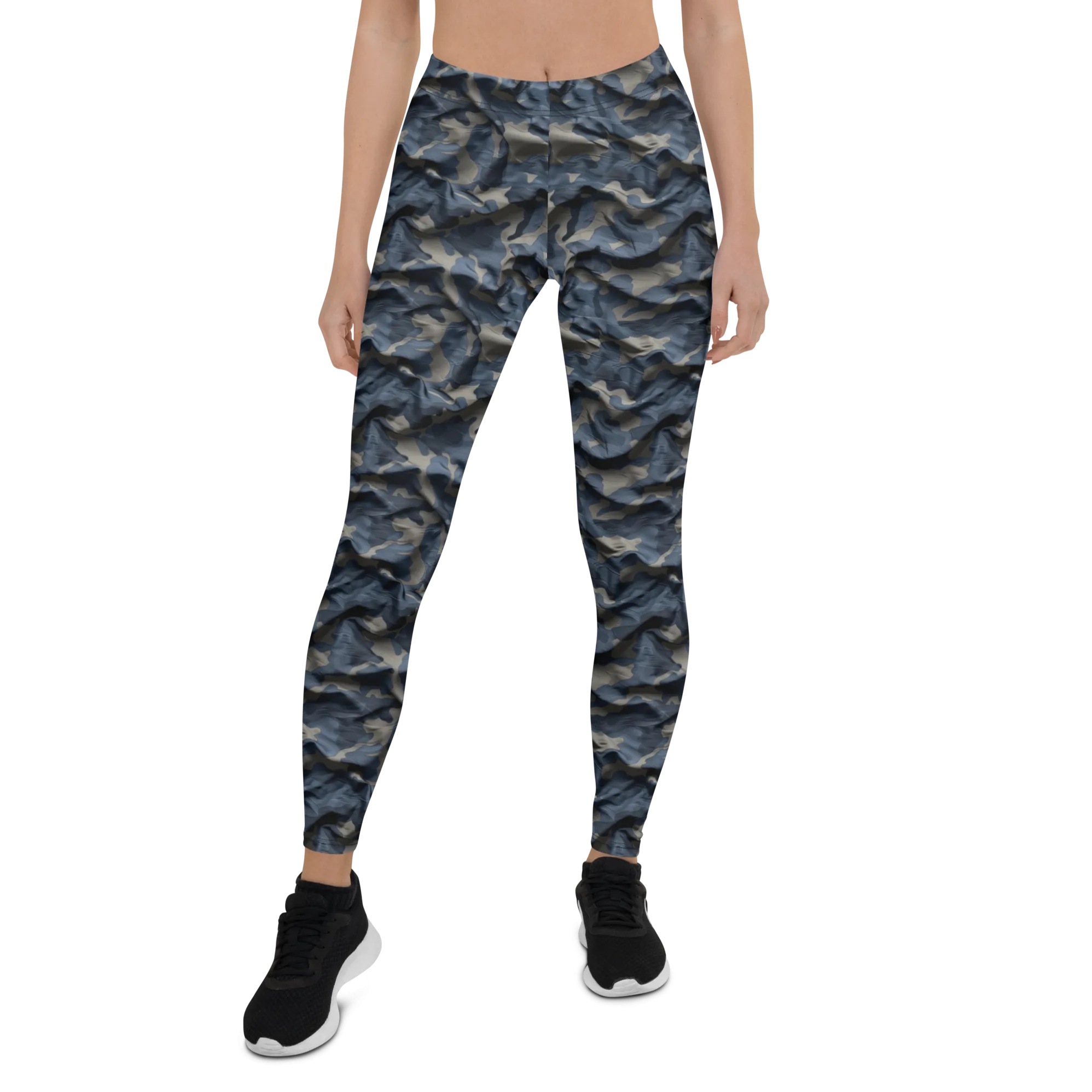 3D Navy Camo Leggings