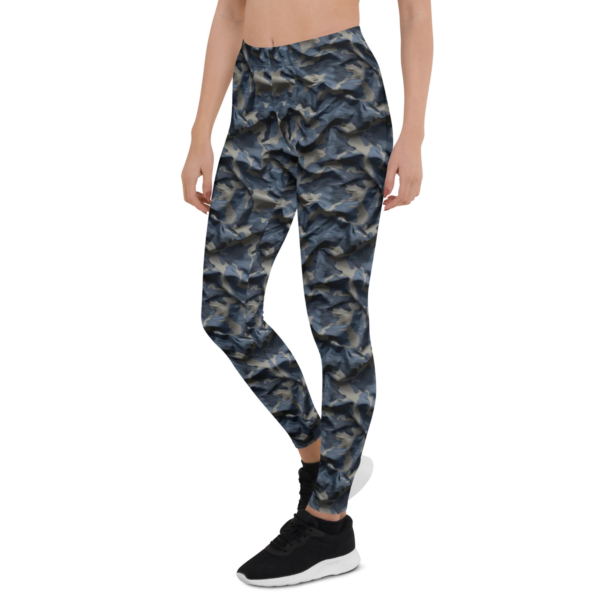 3D Navy Camo Leggings