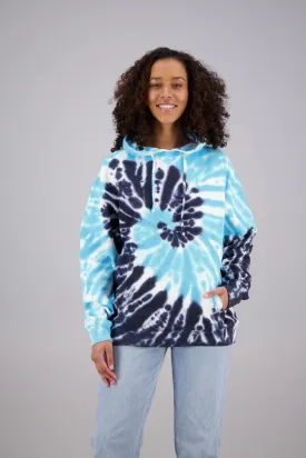 Adult's Tie-Dye Pullover Hoodie (2-XL) Cotton/Polyester Blend 9661