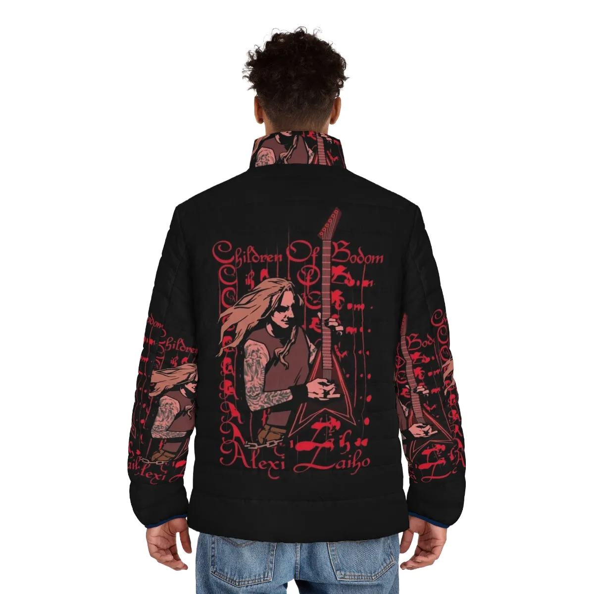 Alexi Laiho Memorial Puffer Jacket - Tribute to Guitar Legend