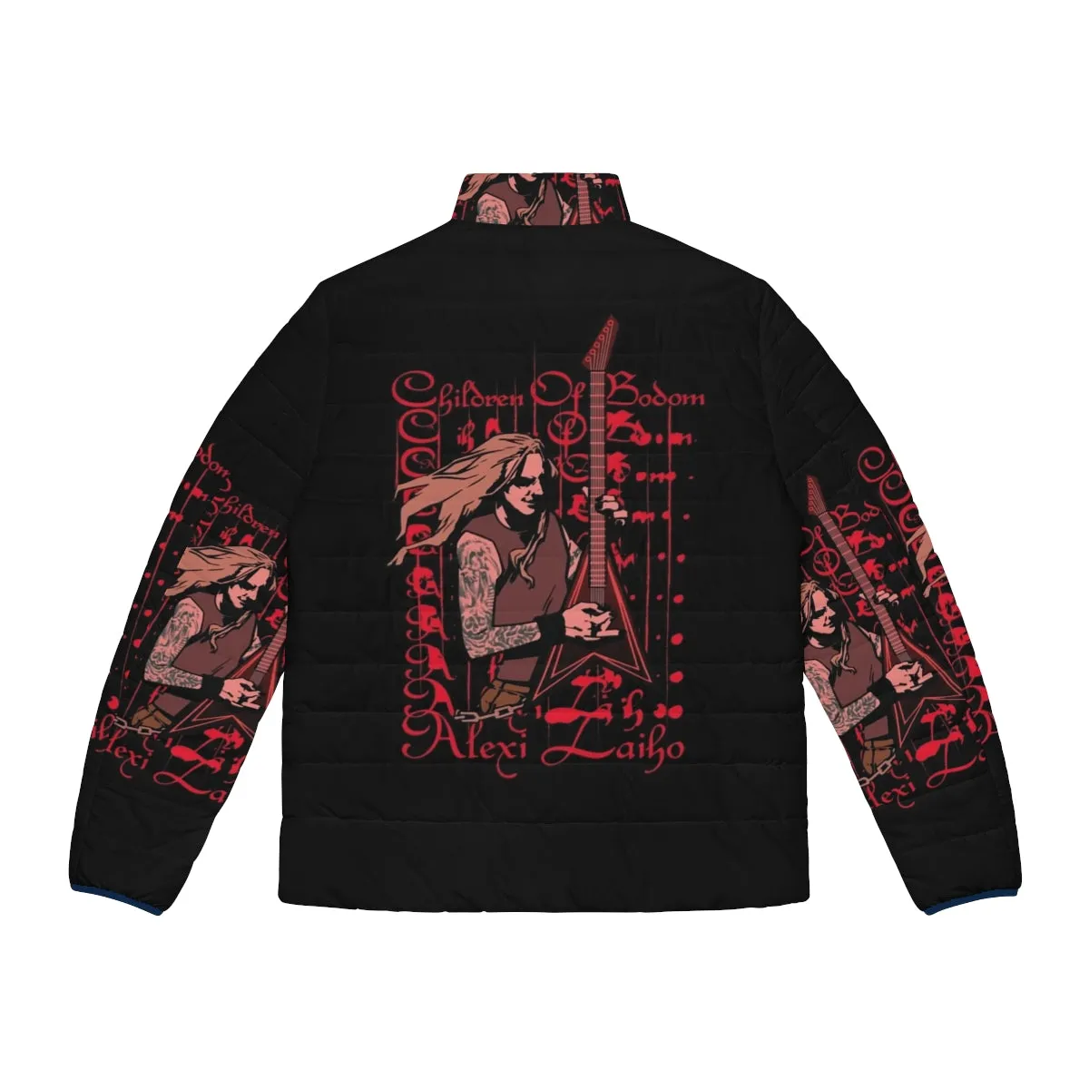 Alexi Laiho Memorial Puffer Jacket - Tribute to Guitar Legend