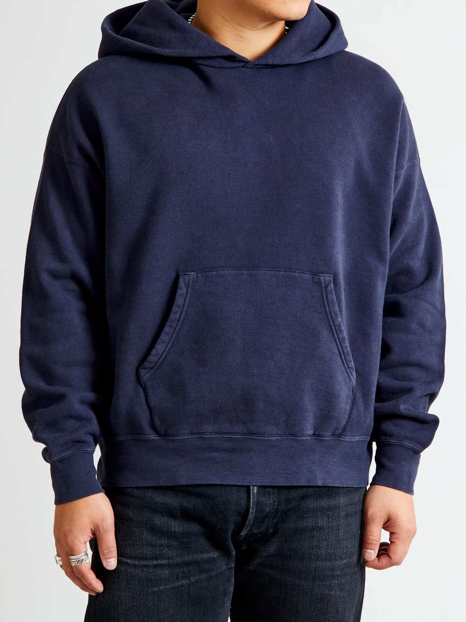 Amplus SB Pullover Hoodie (Uneven Dye) in Navy