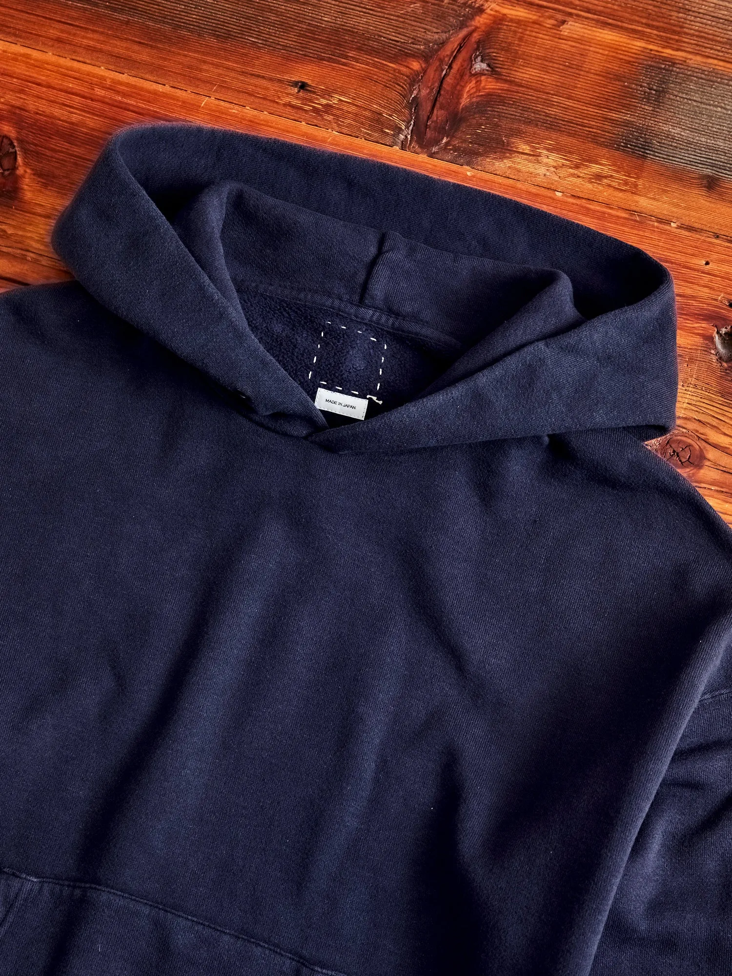 Amplus SB Pullover Hoodie (Uneven Dye) in Navy