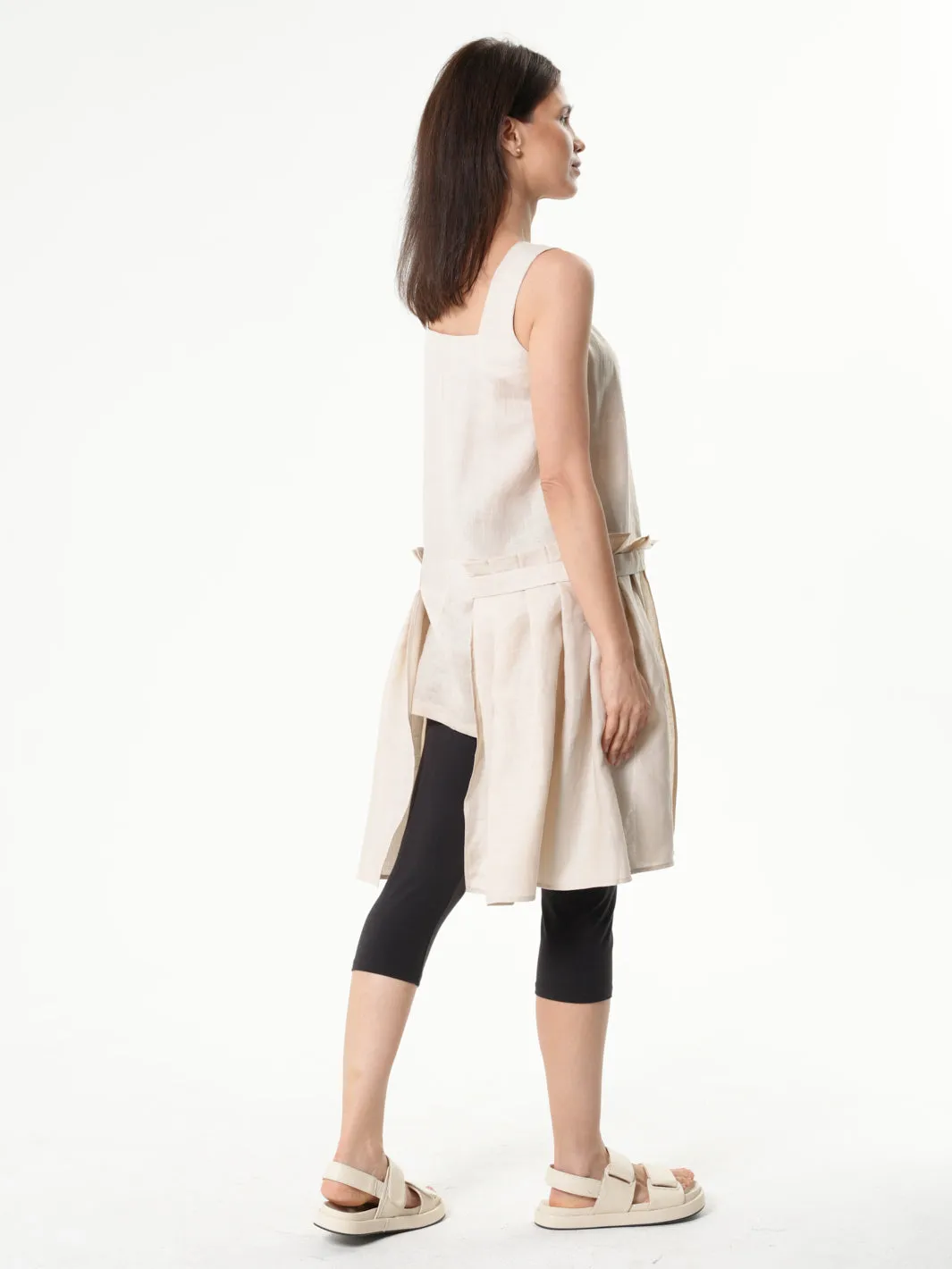 Asymmetric Linen Tunic Top