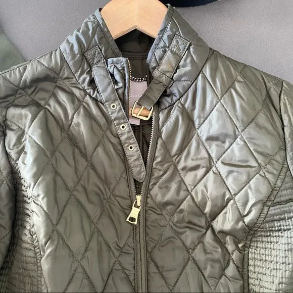 Banana Republic Green Quilted Jacket