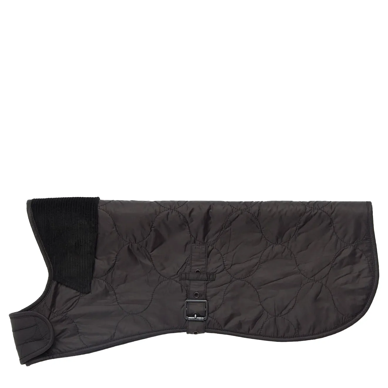 Barbour International Onion Quilt Dog Coat Black