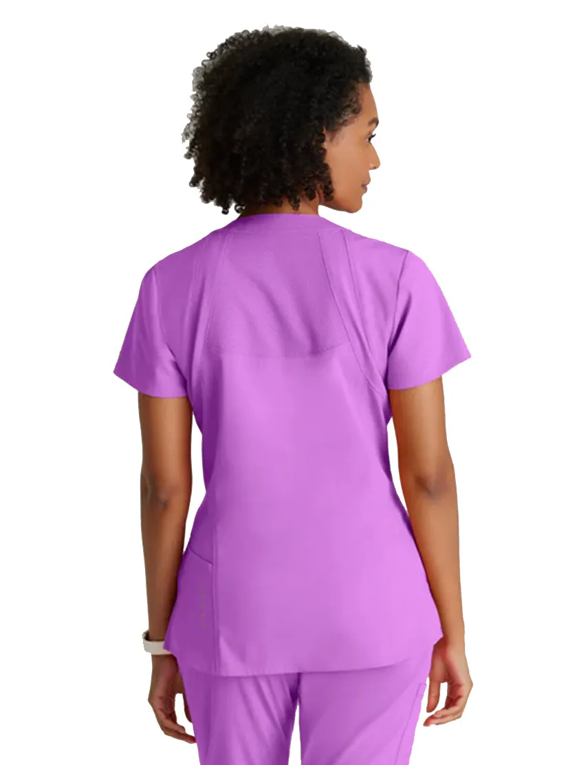 Barco One™ by Barco Racer 4-Pocket V-Neck Scrub Top