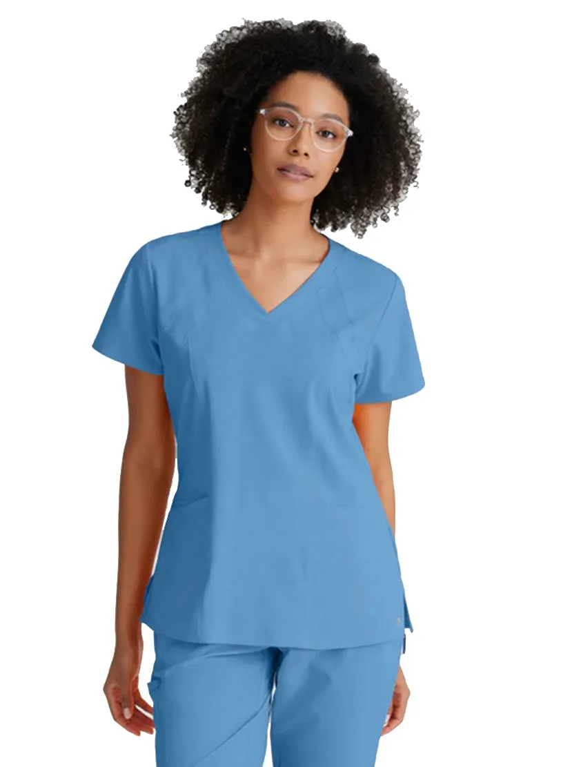 Barco One™ by Barco Racer 4-Pocket V-Neck Scrub Top