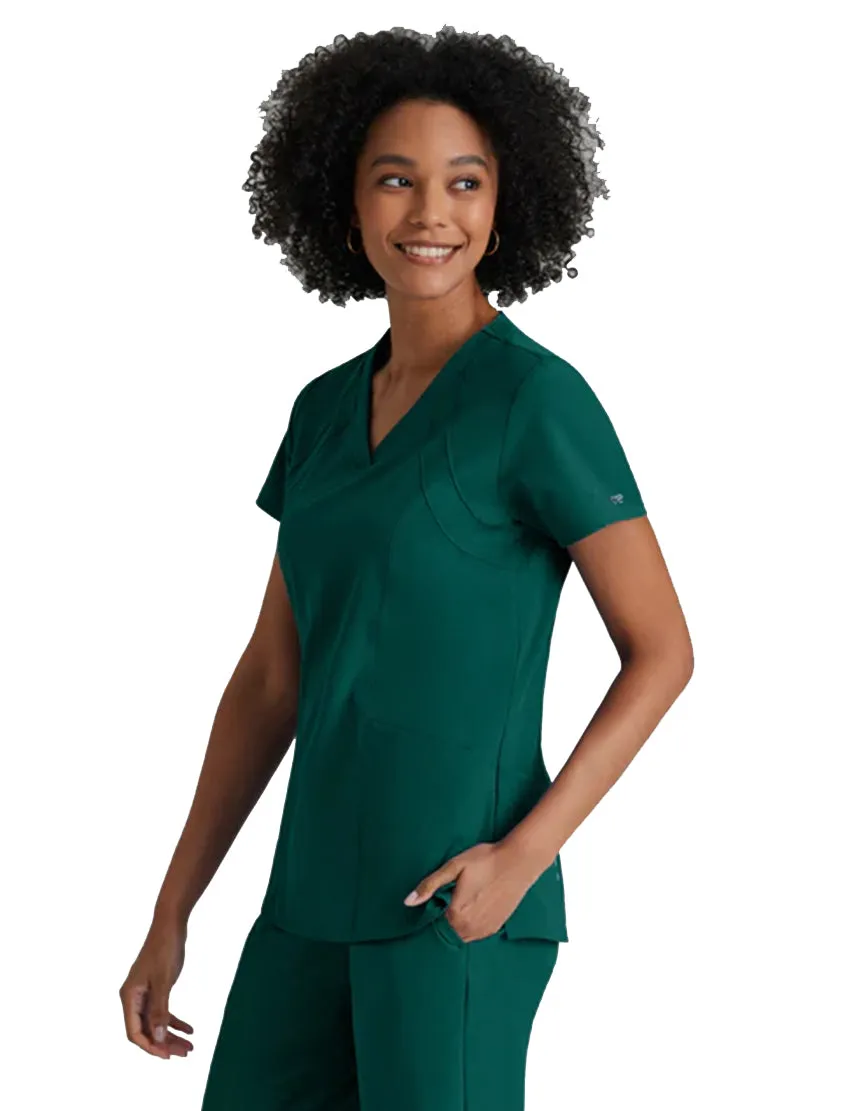 Barco One™ by Barco Racer 4-Pocket V-Neck Scrub Top