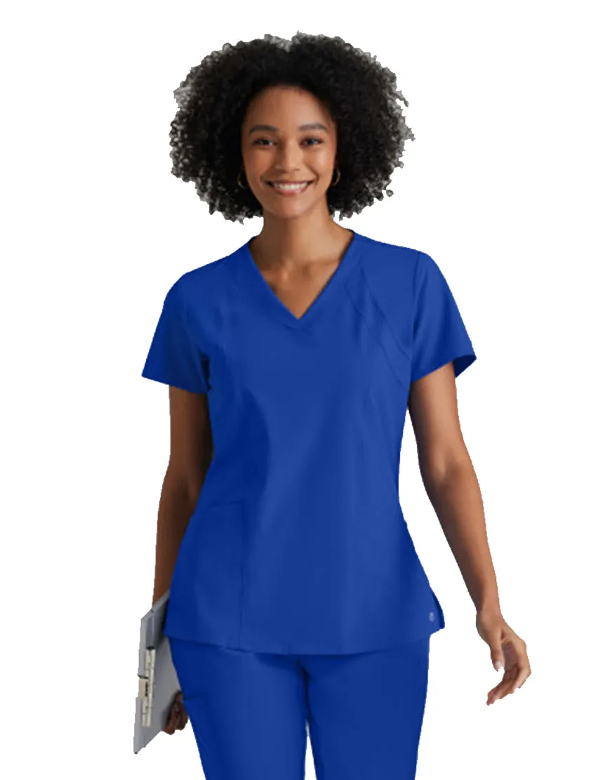 Barco One™ by Barco Racer 4-Pocket V-Neck Scrub Top