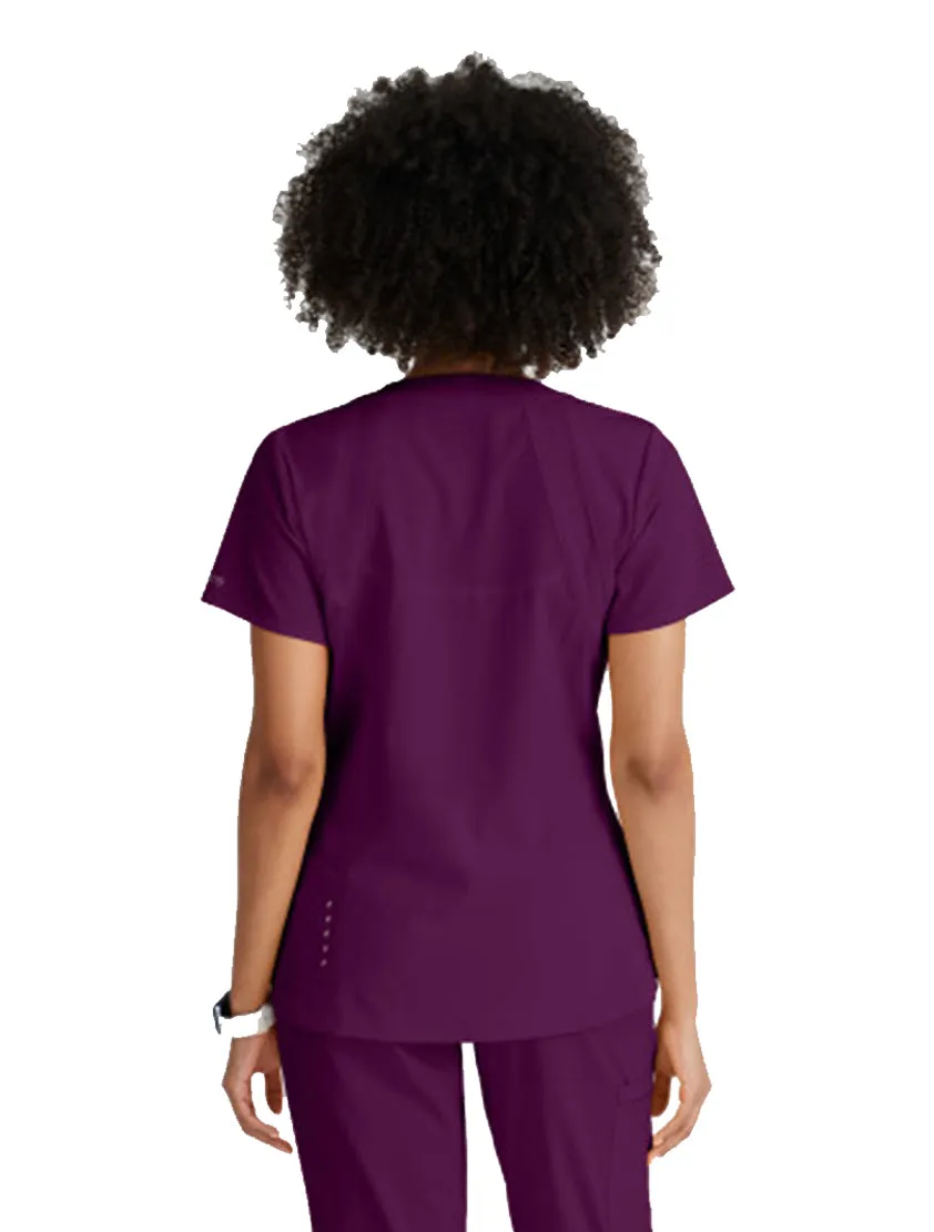 Barco One™ by Barco Racer 4-Pocket V-Neck Scrub Top