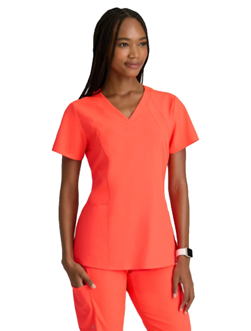 Barco One™ by Barco Racer 4-Pocket V-Neck Scrub Top