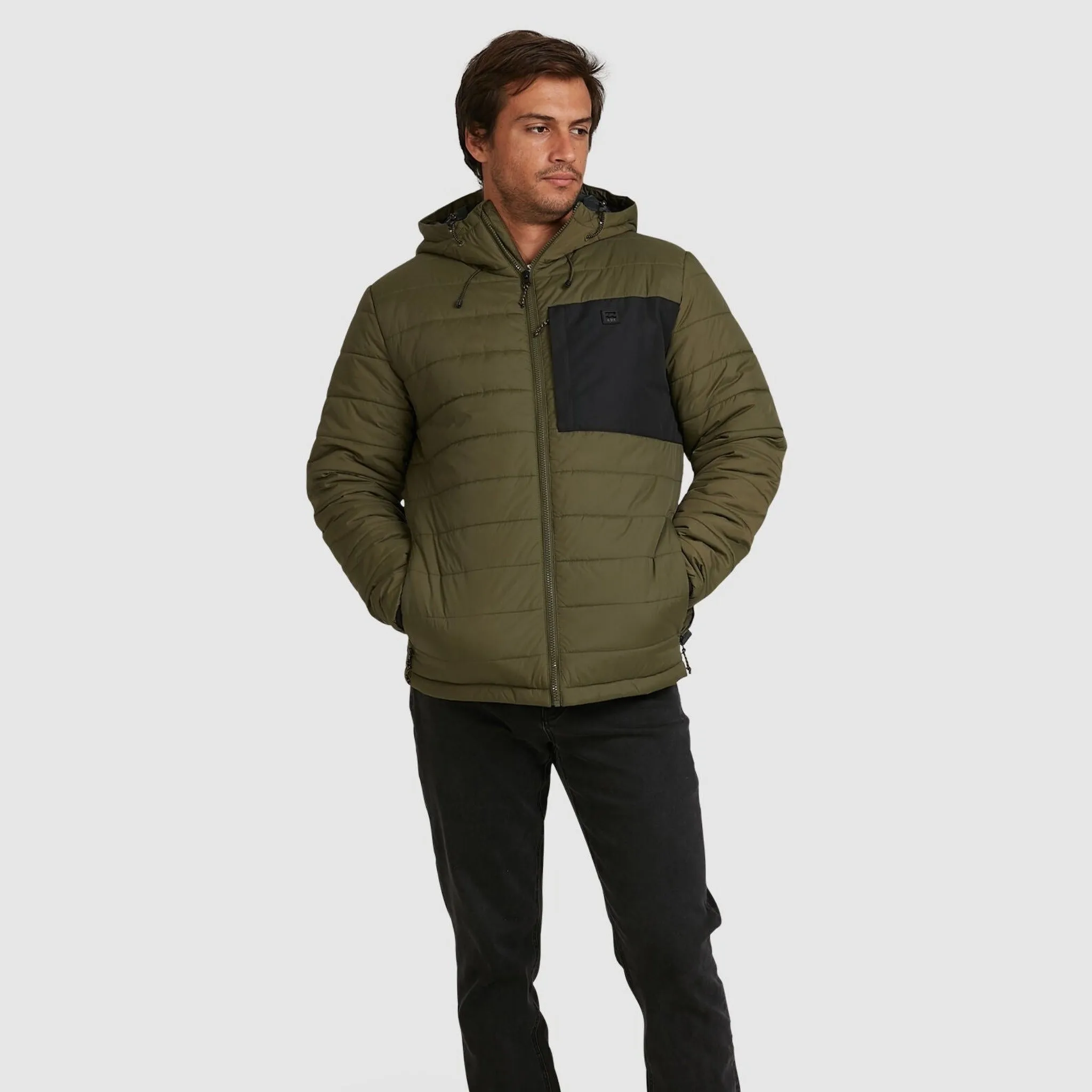 Billabong Journeyed Puffer Jacket - Military