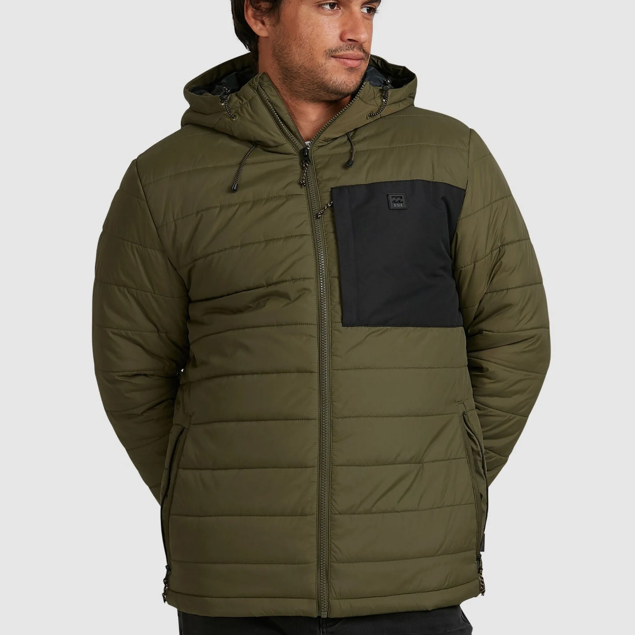 Billabong Journeyed Puffer Jacket - Military