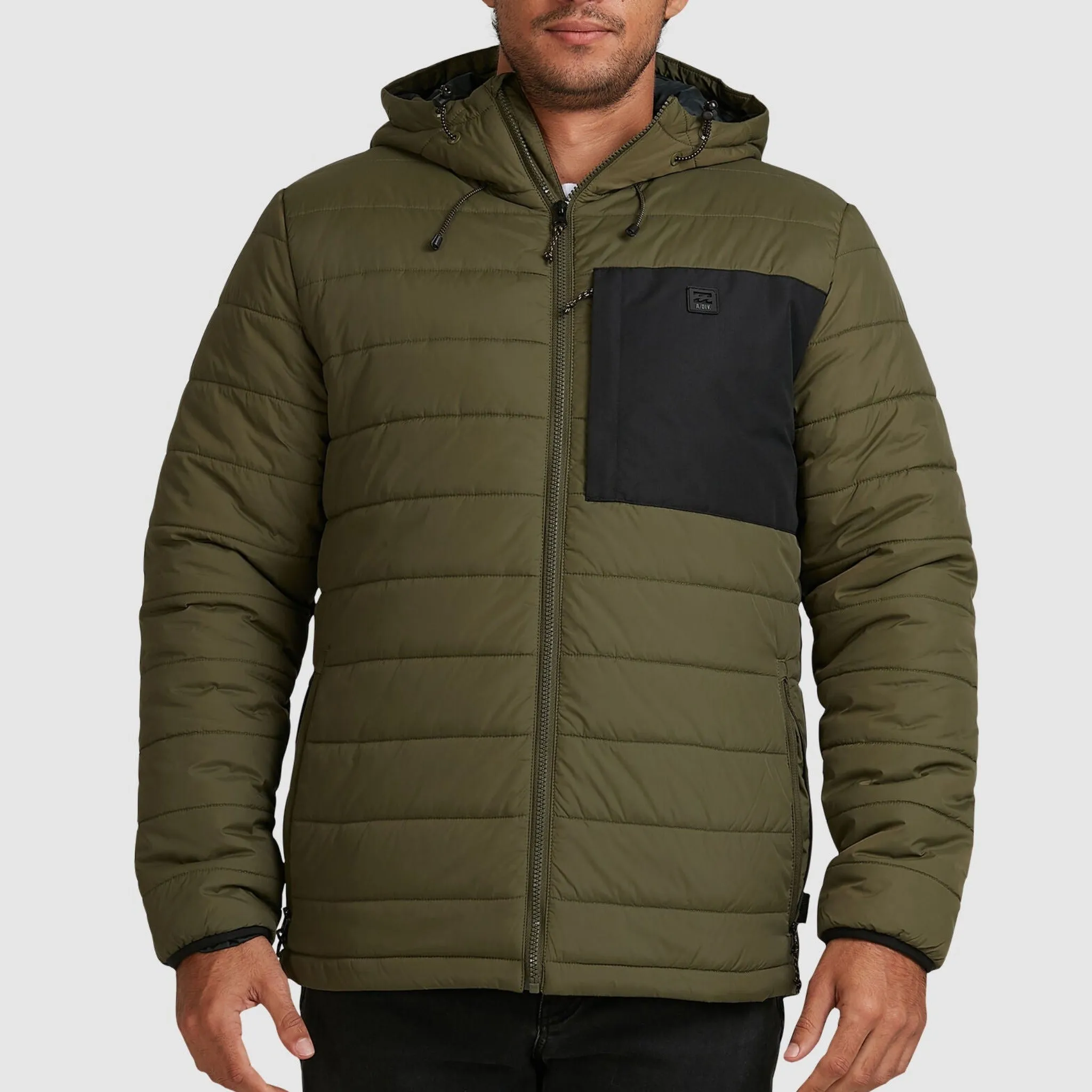 Billabong Journeyed Puffer Jacket - Military