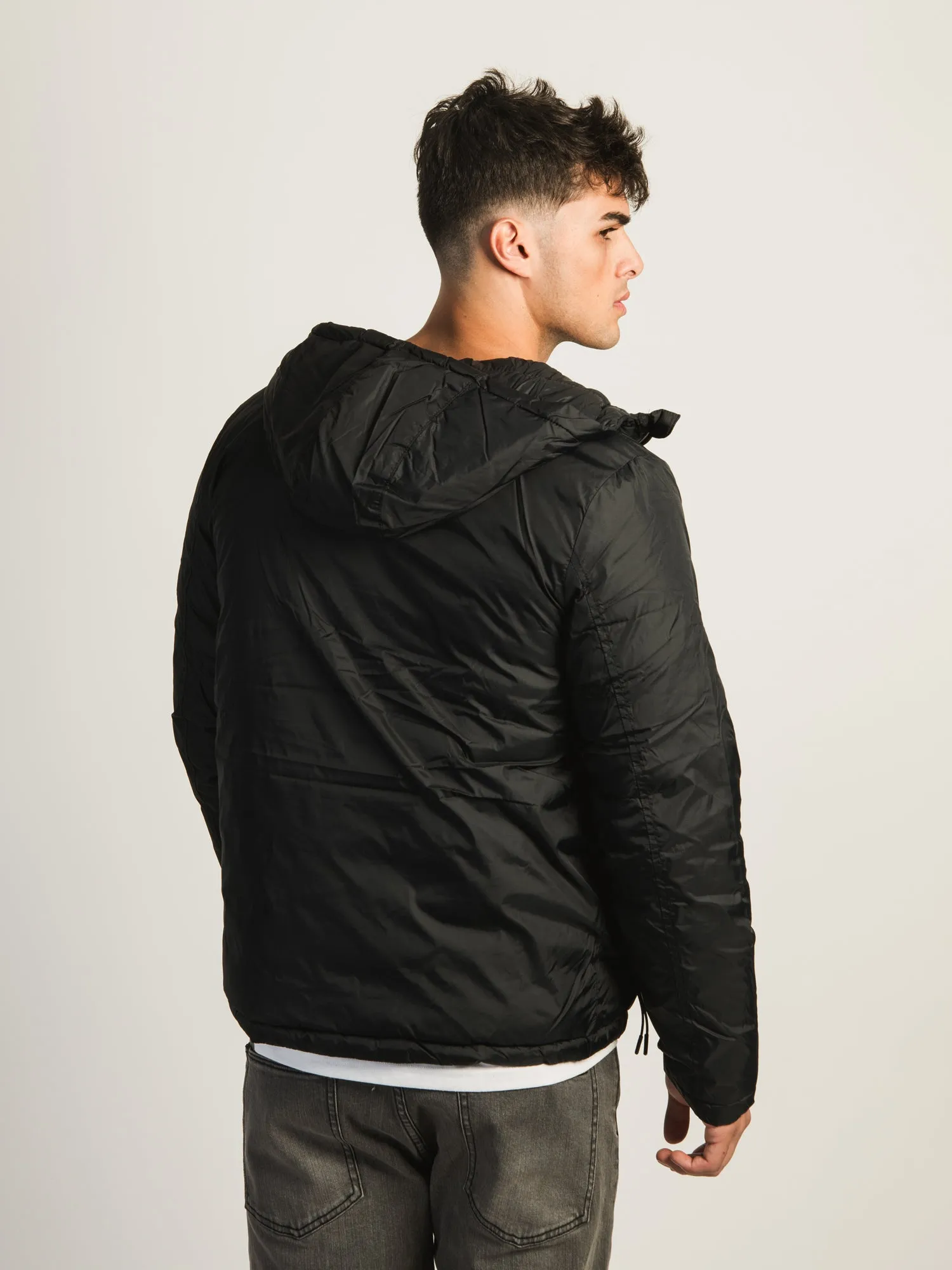 BLEND PUFFER REVERSE JACKET - BLACK