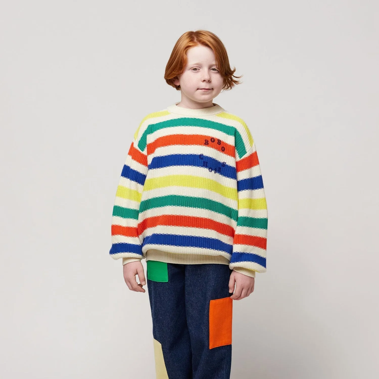 BOBO CHOSES - Bobo Choses Multicolor Stripes Jumper