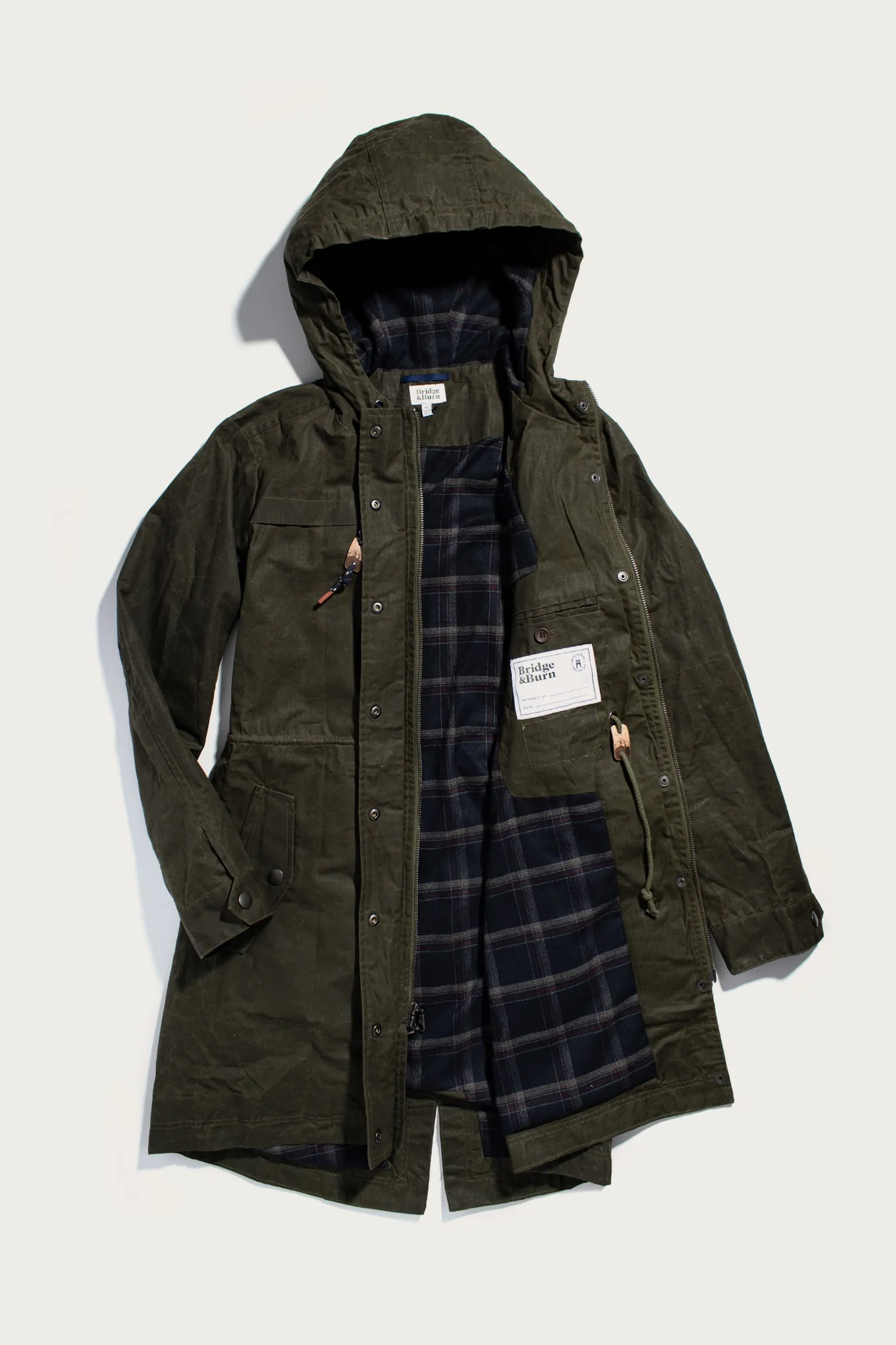 Briar Parka / Olive Waxed Ripstop