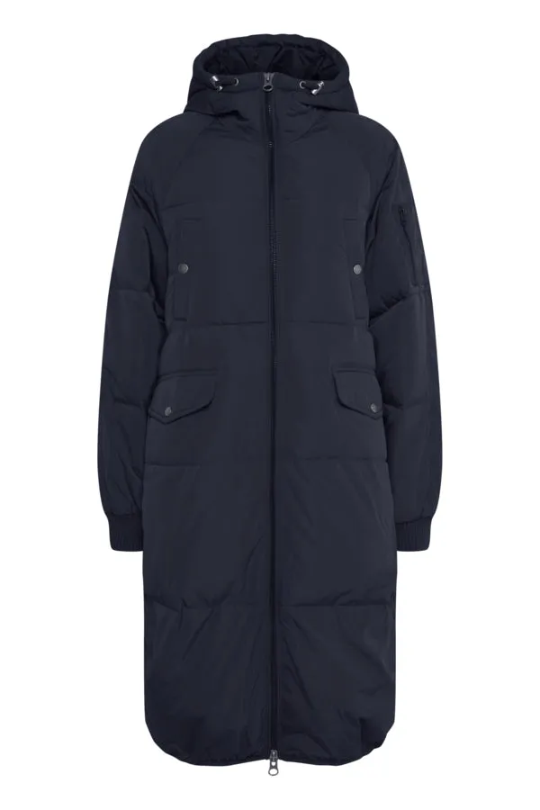 Bunala Down Coat Dark Navy