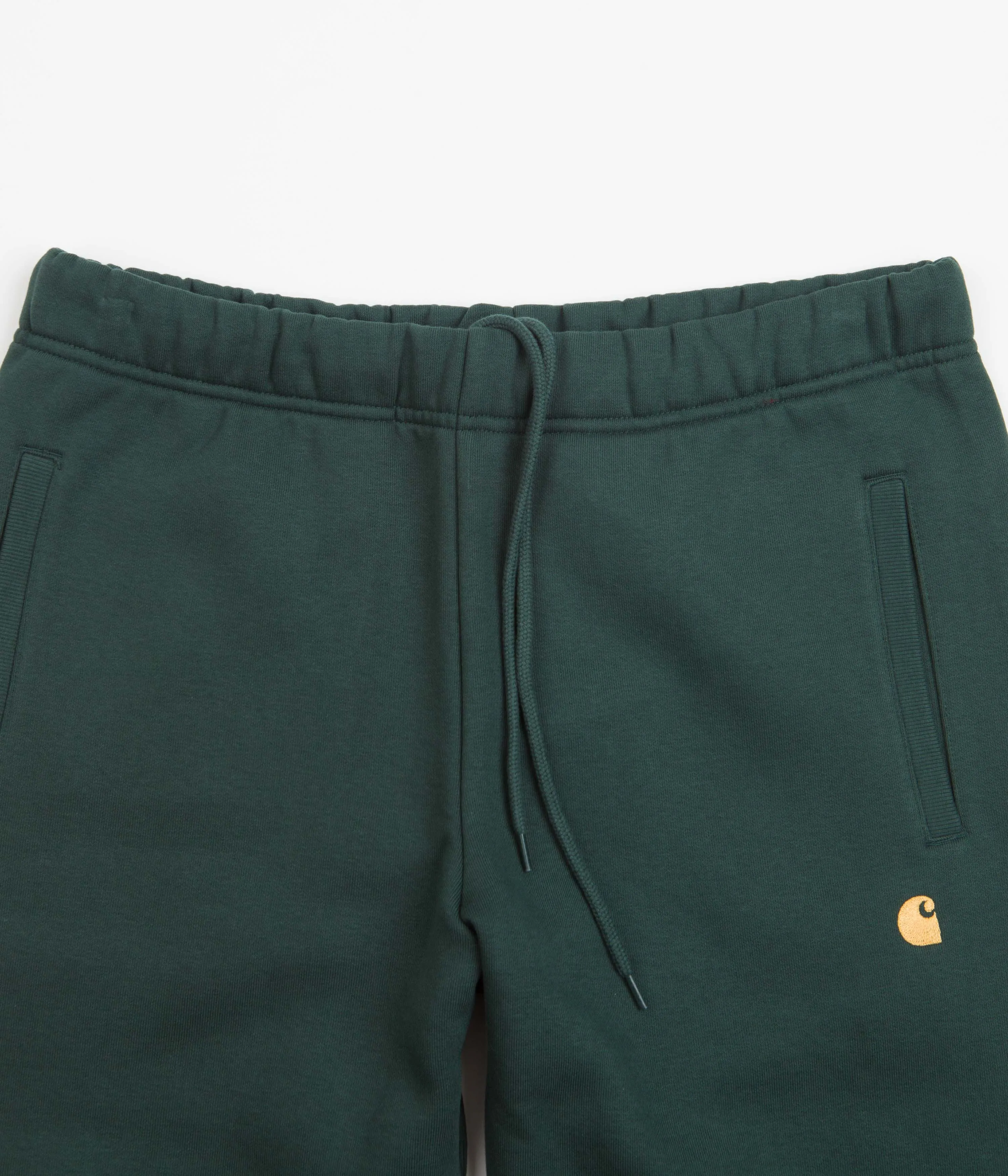 Carhartt Chase Sweatpants - Juniper / Gold