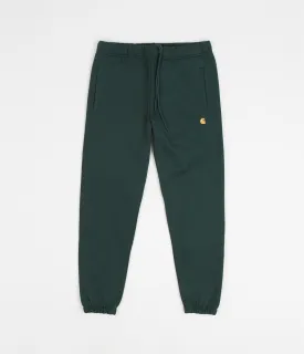 Carhartt Chase Sweatpants - Juniper / Gold