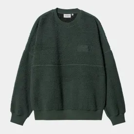 Carhartt WIP - Coordinate Pile Crewneck Sweatshirt - Sycamore Tree / Green