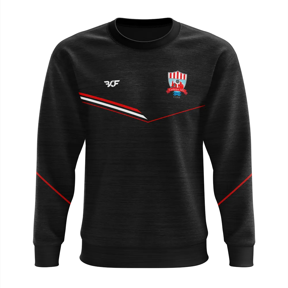 Castleview AFC: Crewneck Jumper 2022 Black