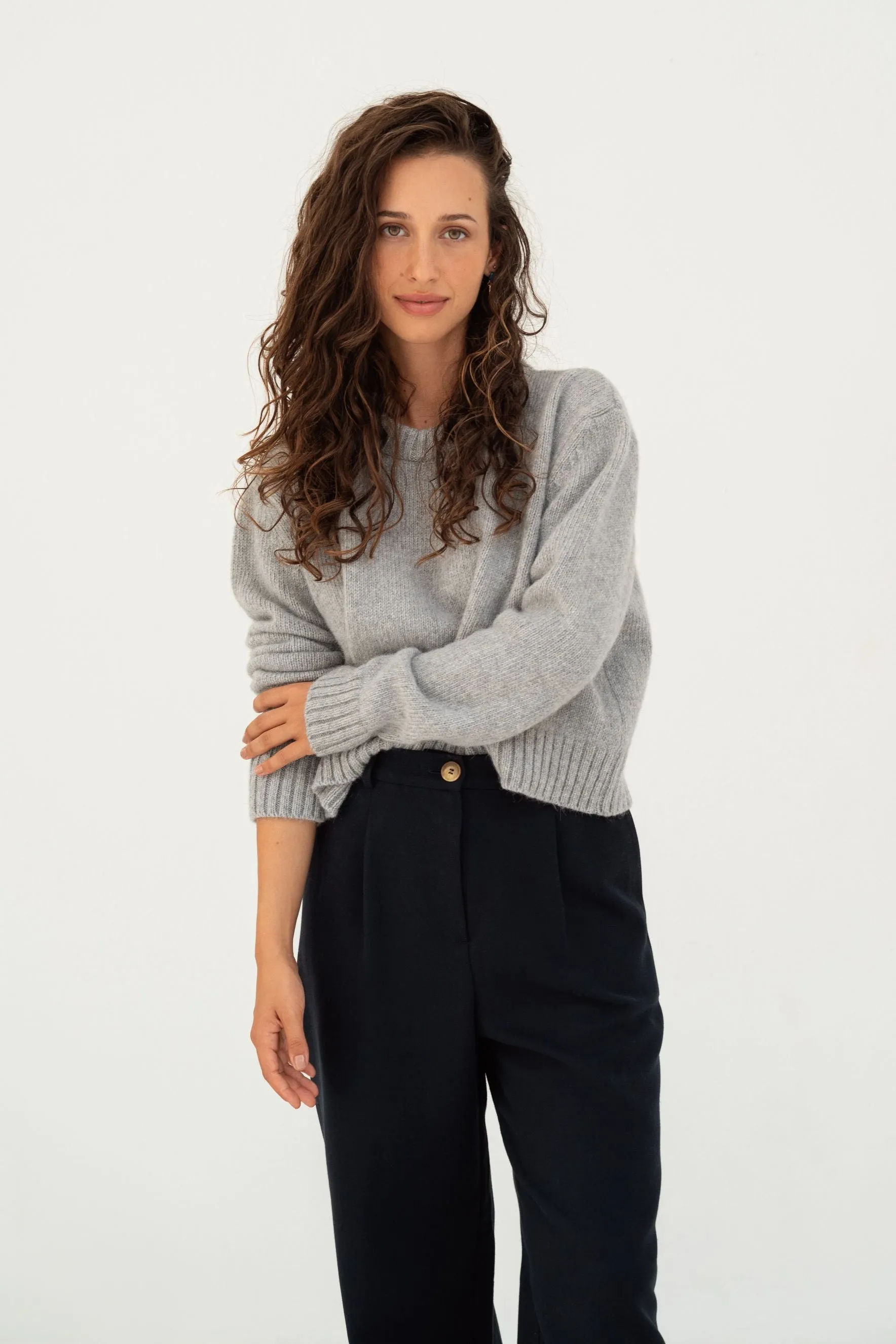 Claudia Grey Recycled Jumper