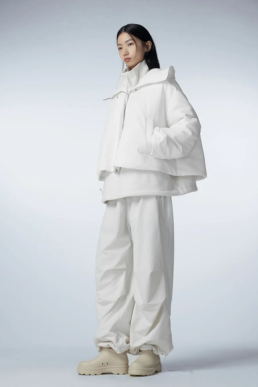 Coat / JNBY Oversized Hooded Down Coat