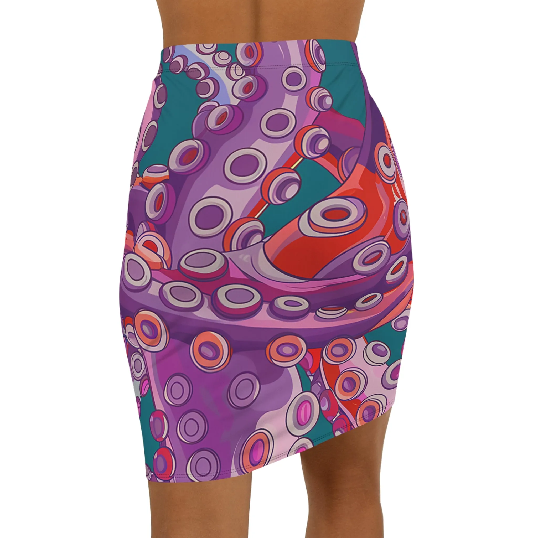 Color Me Octopus Pencil Skirt