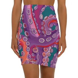 Color Me Octopus Pencil Skirt