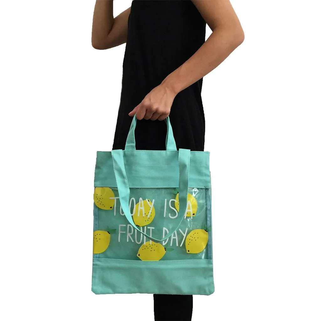 Cotton PVC Double Handles Bag(CB-20)