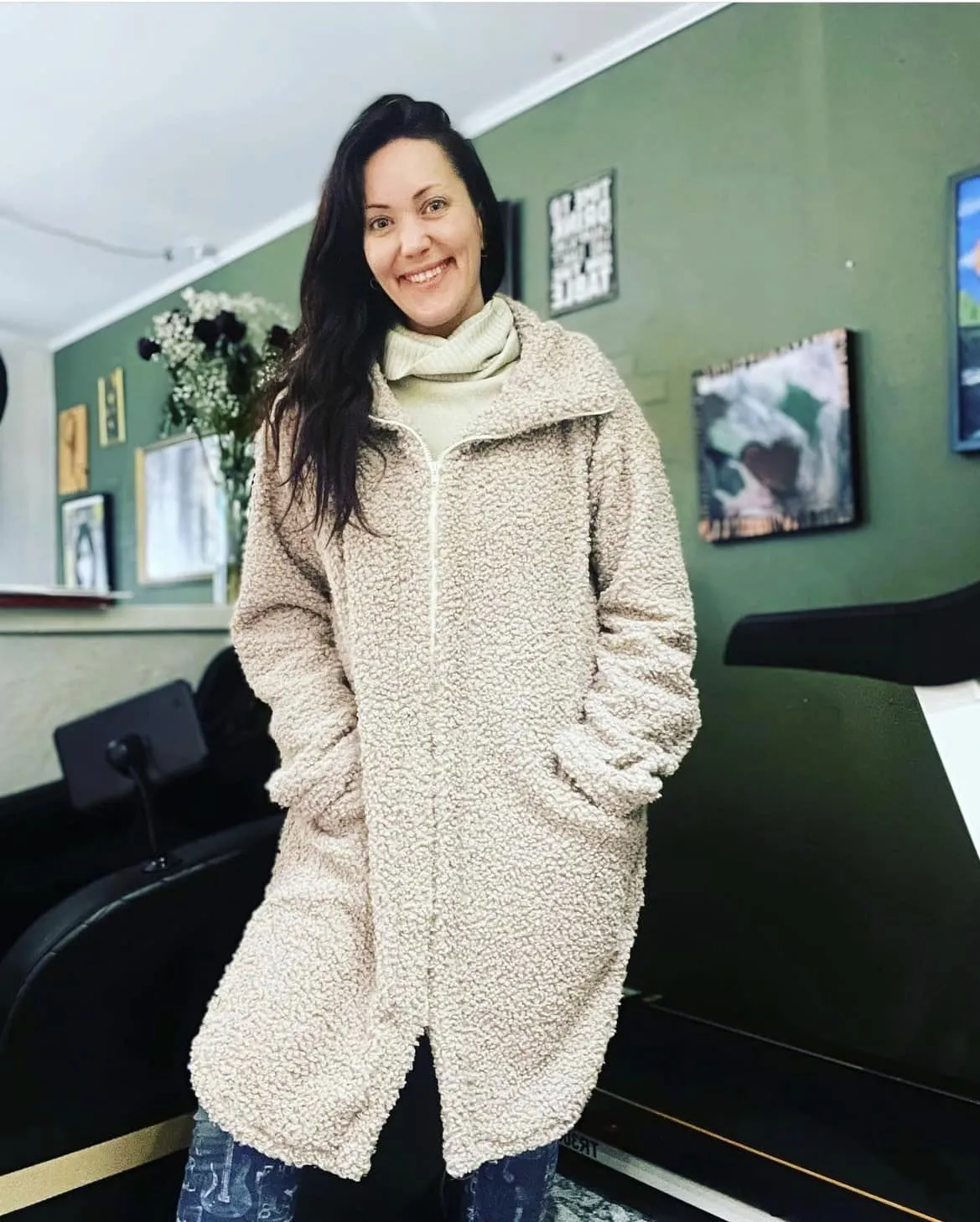 Cozy Coat Strl 34-56 Pappersmönster