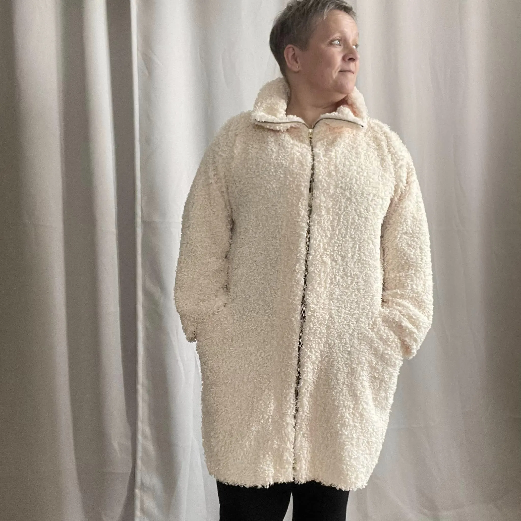 Cozy Coat Strl 34-56 Pappersmönster