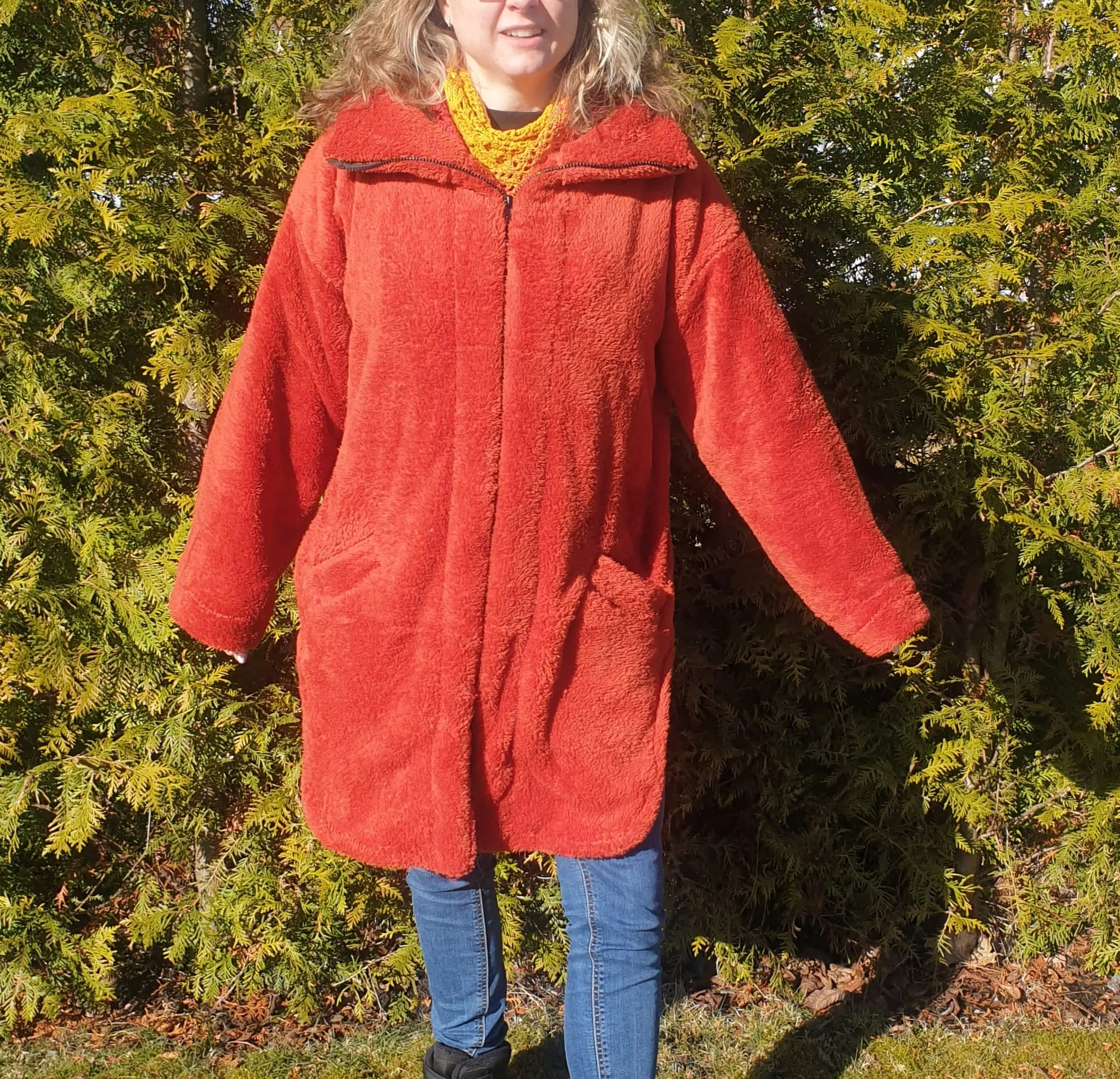 Cozy Coat Strl 34-56 PDF-mönster