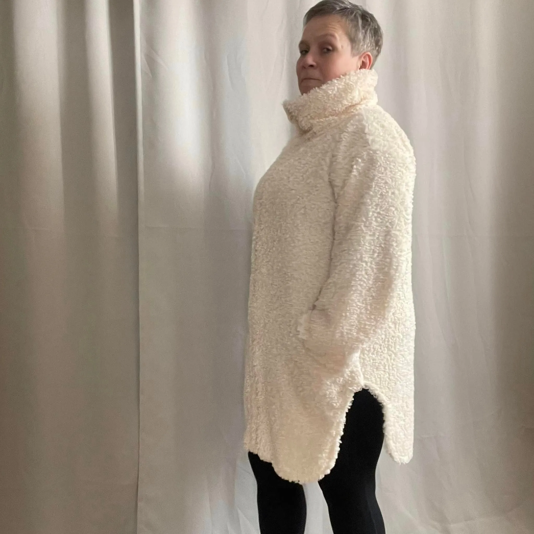 Cozy Coat Strl 34-56 PDF-mönster