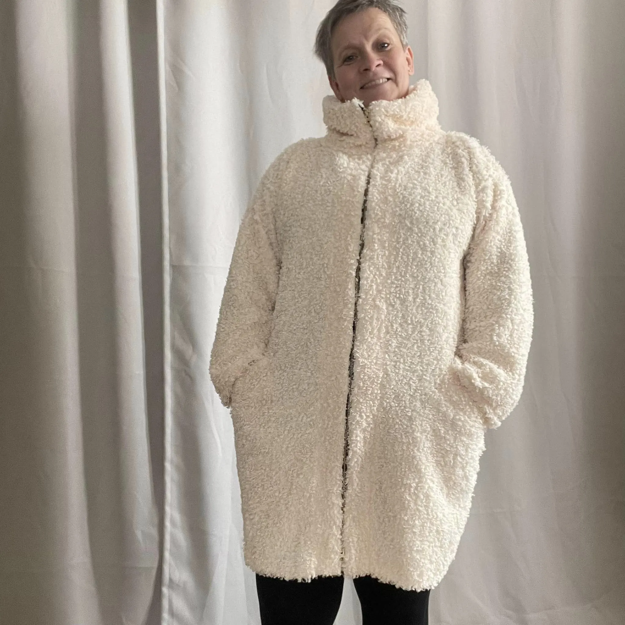 Cozy Coat Strl 34-56 PDF-mönster