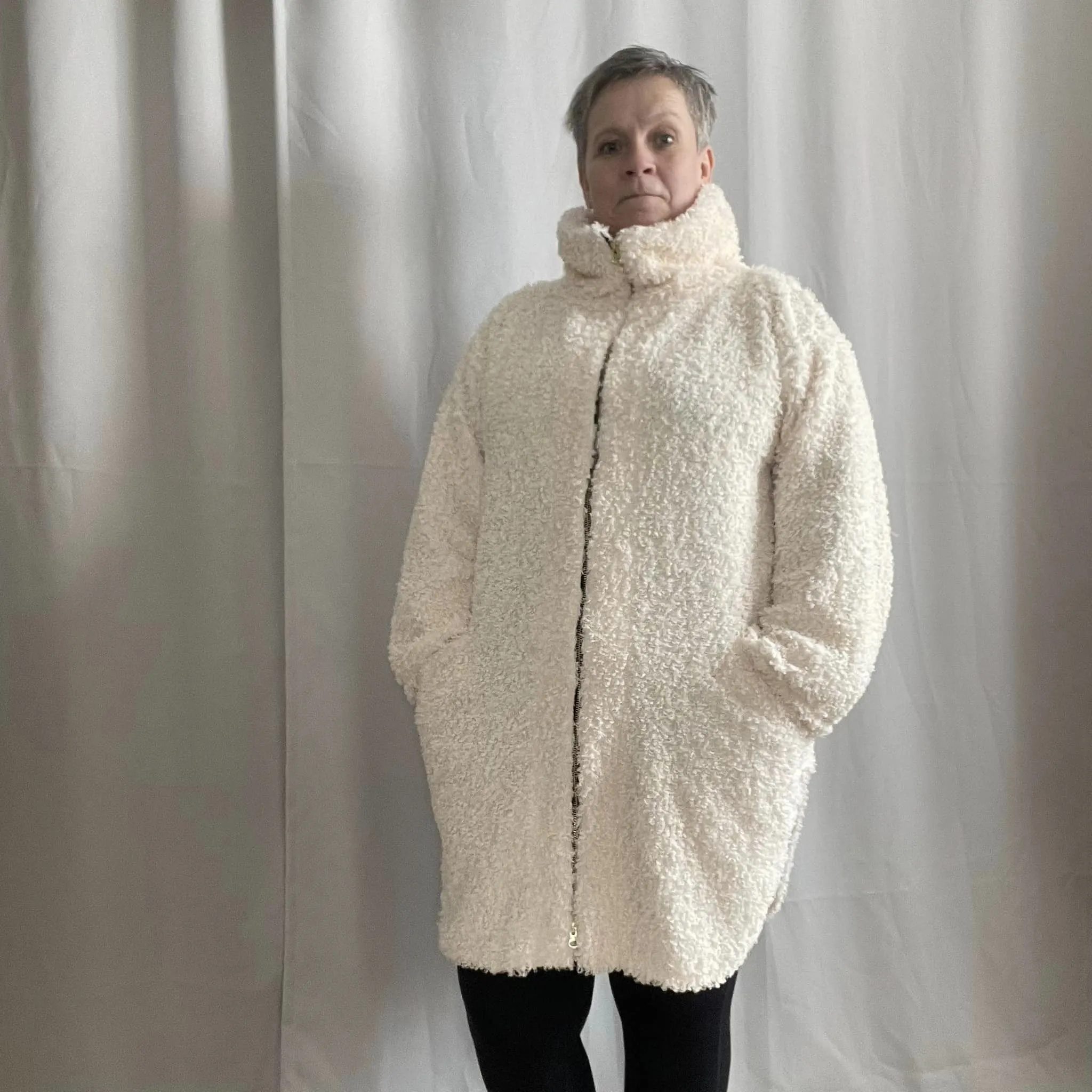 Cozy Coat Strl 34-56 PDF-mönster