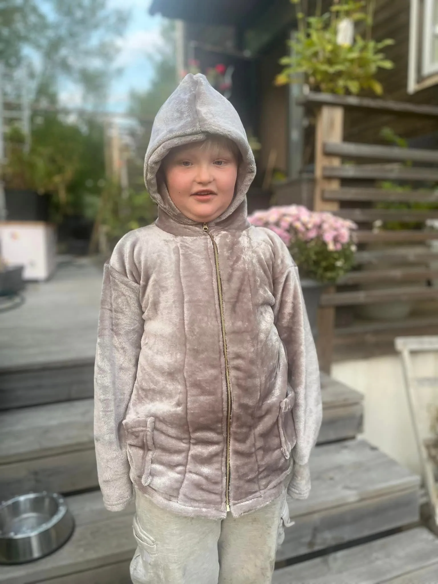 Cozy Coat Youth Strl 92-164 Pappersmönster