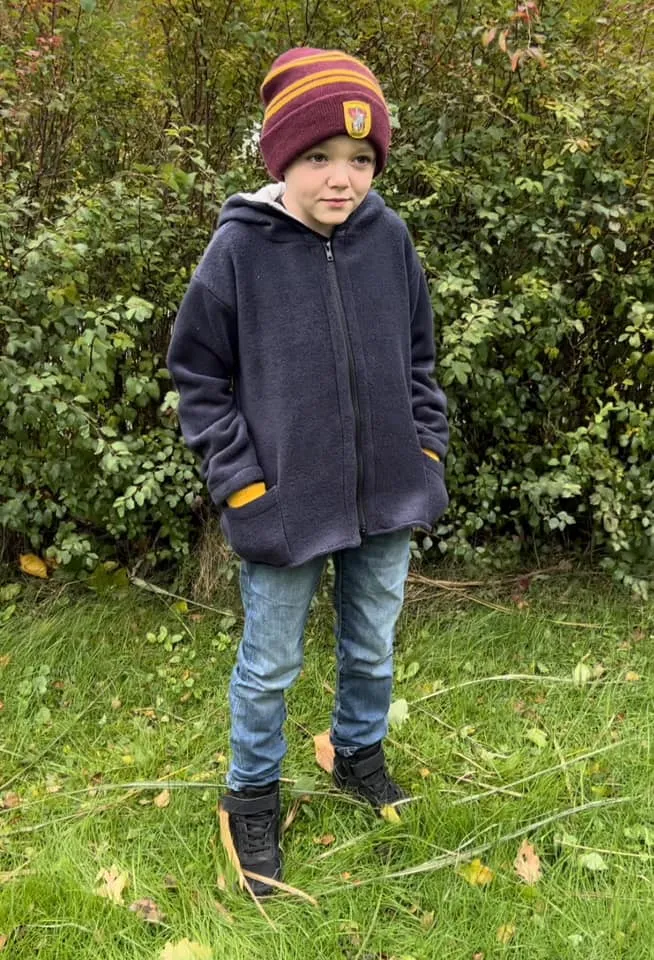 Cozy Coat Youth Strl 92-164 Pappersmönster