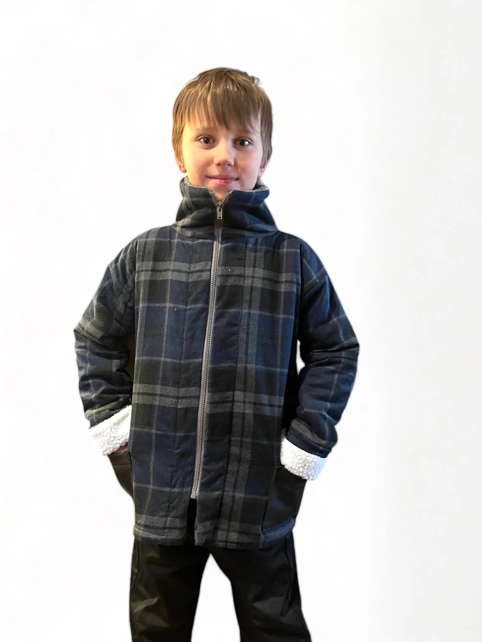 Cozy Coat Youth Strl 92-164 Pappersmönster