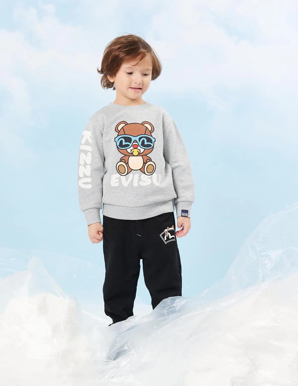 Daruma Buddies Daicock Print   Sweatpants