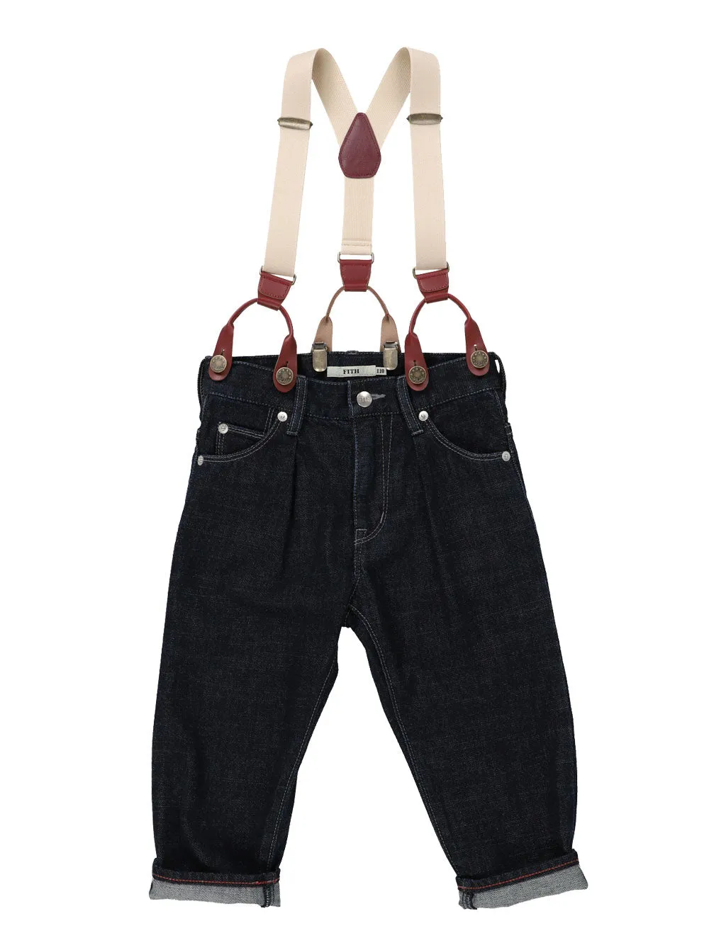 Denim Suspender Trousers