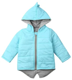 Dino Puffer Jacket Blue #1000319