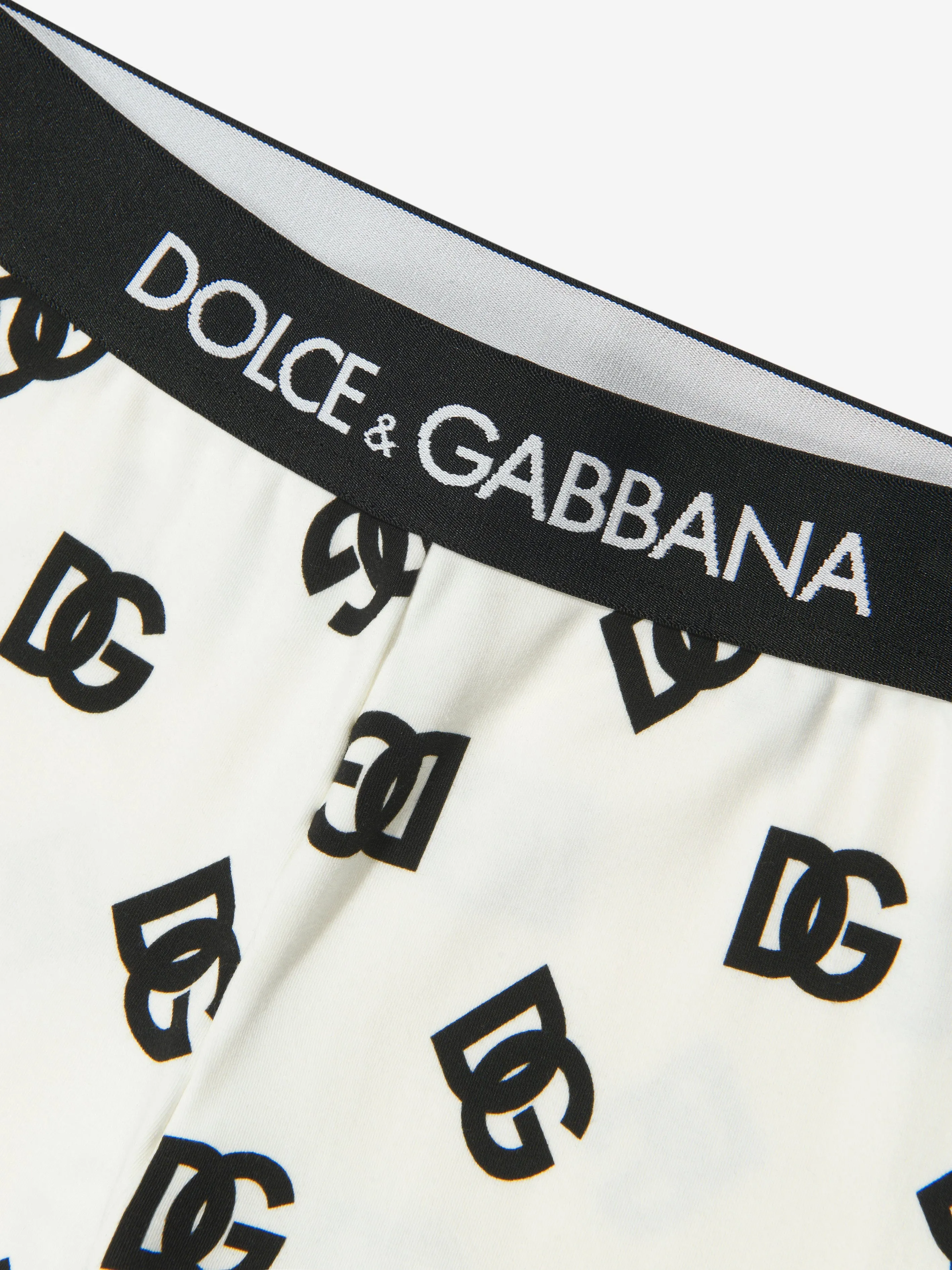 Dolce & Gabbana Girls All Over Logo Print Leggings