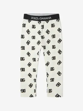 Dolce & Gabbana Girls All Over Logo Print Leggings