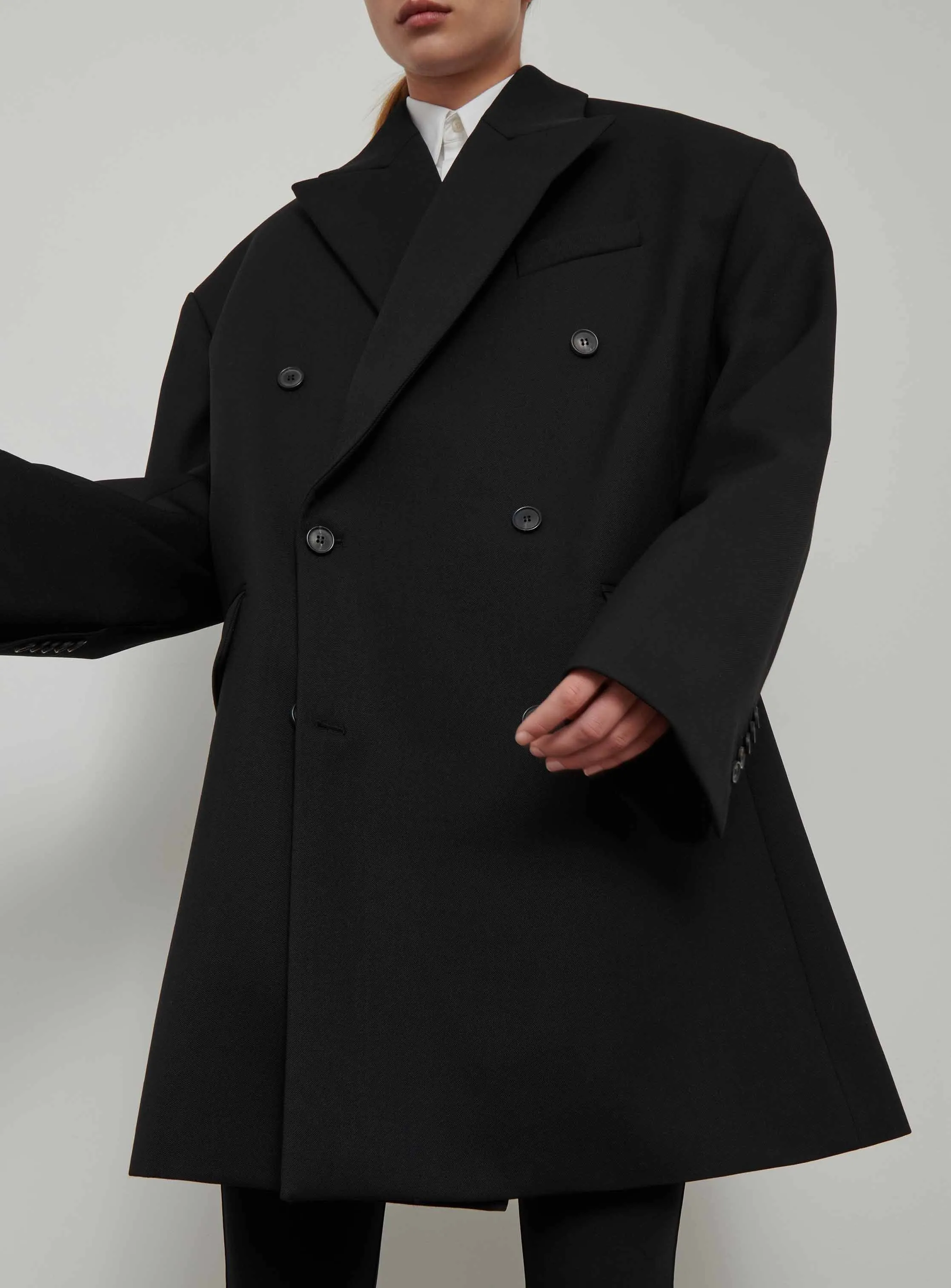 Double Breasted Oversize Coat