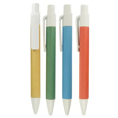 Eco Friendly White Clickable Pen