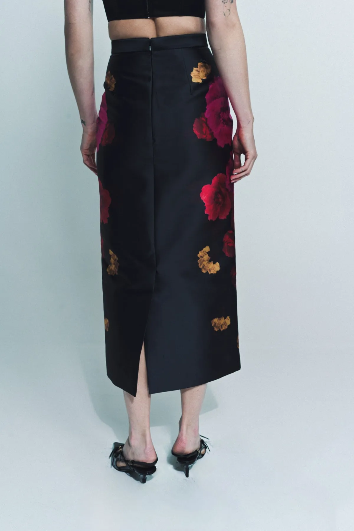 ERDEM | MIDI LENGTH PENCIL SKIRT